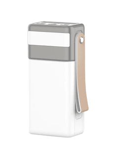 60,000mAh Power Bank Green Lion Voyager 60 PD 20W - White - Saif Al Najmi KwPOWER STATIONGreen LionSaif Al Najmi Kw60,000mAh Power Bank Green Lion Voyager 60 PD 20W - White